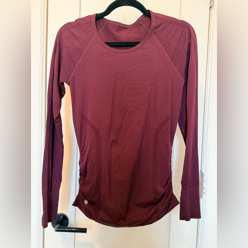 Athleta Long Sleeve Top - Deep Burgundy